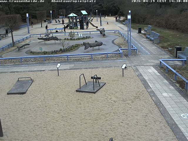 Archiv Foto Webcam Usedom: Trassenheide Spielplatz