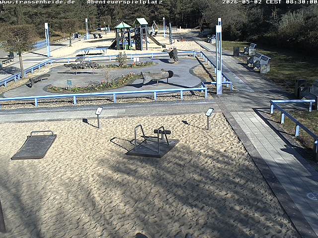 Archiv Foto Webcam Usedom: Trassenheide Spielplatz