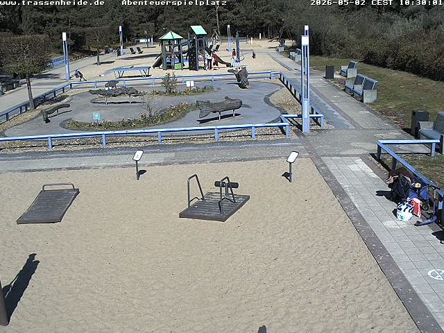 Archiv Foto Webcam Usedom: Trassenheide Spielplatz