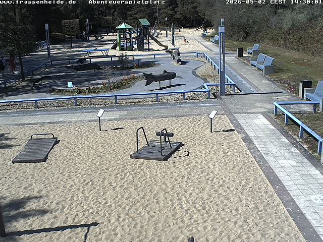 Archiv Foto Webcam Usedom: Trassenheide Spielplatz