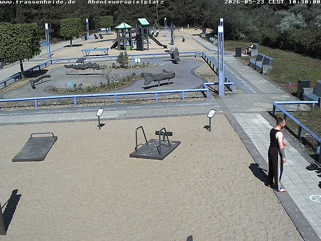 Archiv Foto Webcam Usedom: Trassenheide Spielplatz