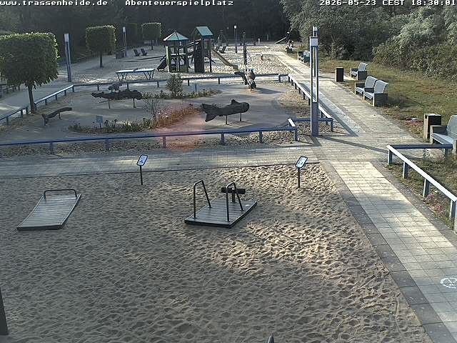 Archiv Foto Webcam Usedom: Trassenheide Spielplatz