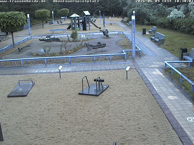 Archiv Foto Webcam Usedom: Trassenheide Spielplatz