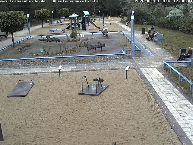 Archiv Foto Webcam Usedom: Trassenheide Spielplatz