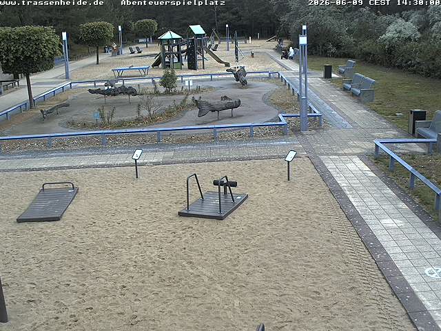 Archiv Foto Webcam Usedom: Trassenheide Spielplatz