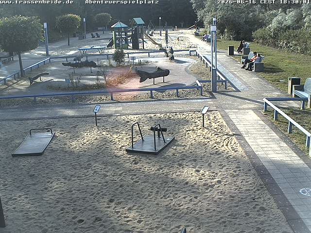 Archiv Foto Webcam Usedom: Trassenheide Spielplatz