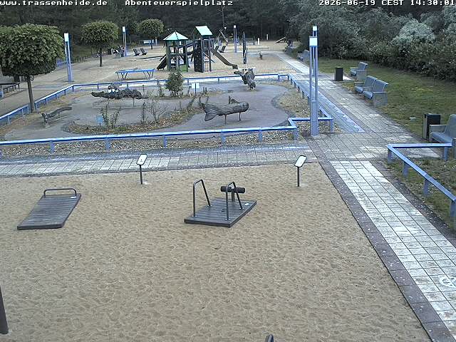 Archiv Foto Webcam Usedom: Trassenheide Spielplatz