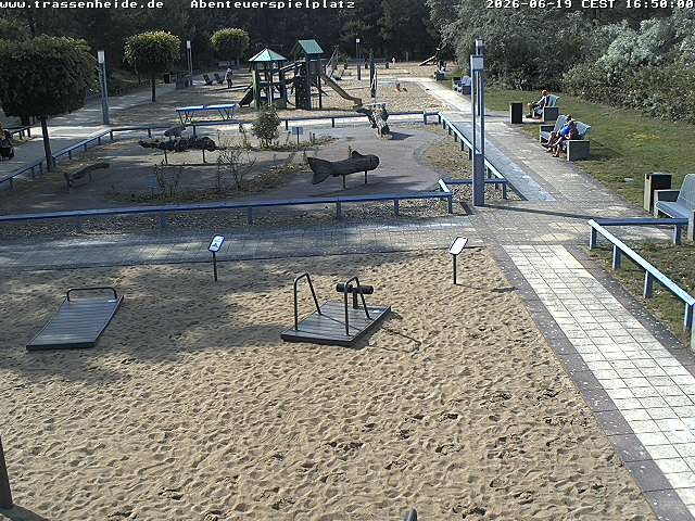 Archiv Foto Webcam Usedom: Trassenheide Spielplatz
