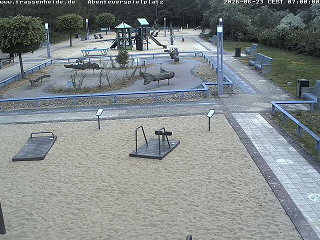 Archiv Foto Webcam Usedom: Trassenheide Spielplatz