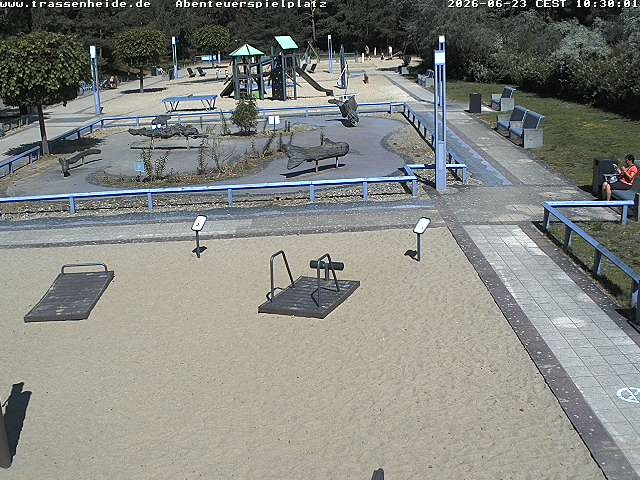 Archiv Foto Webcam Usedom: Trassenheide Spielplatz