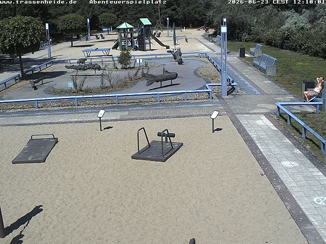 Archiv Foto Webcam Usedom: Trassenheide Spielplatz