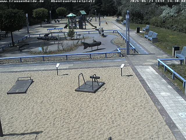 Archiv Foto Webcam Usedom: Trassenheide Spielplatz
