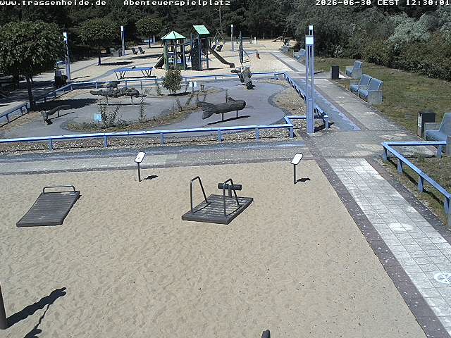 Archiv Foto Webcam Usedom: Trassenheide Spielplatz