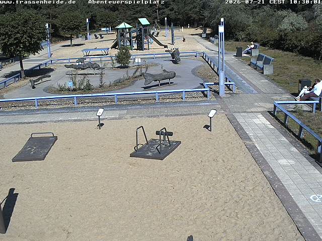 Archiv Foto Webcam Usedom: Trassenheide Spielplatz