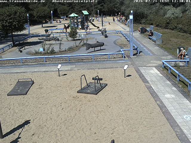 Archiv Foto Webcam Usedom: Trassenheide Spielplatz