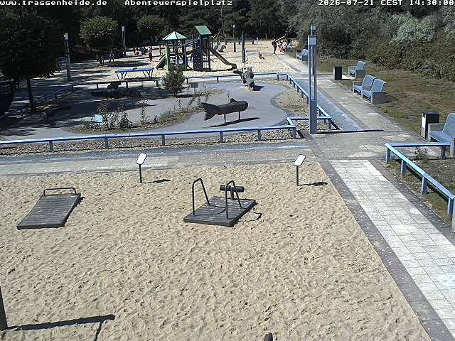Archiv Foto Webcam Usedom: Trassenheide Spielplatz