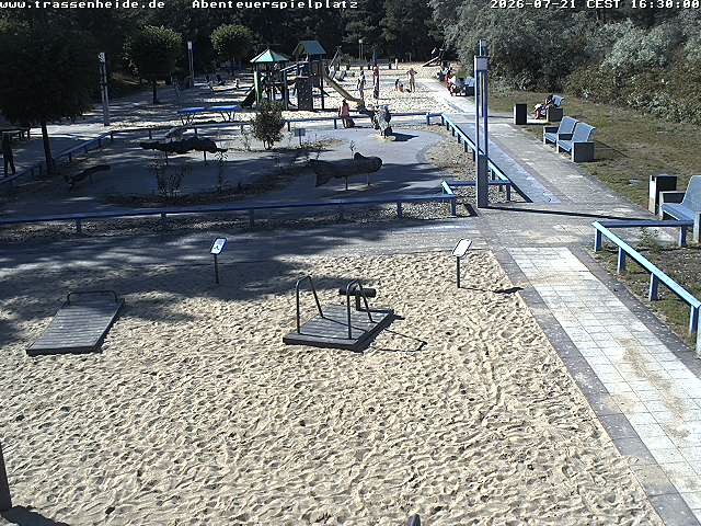 Archiv Foto Webcam Usedom: Trassenheide Spielplatz