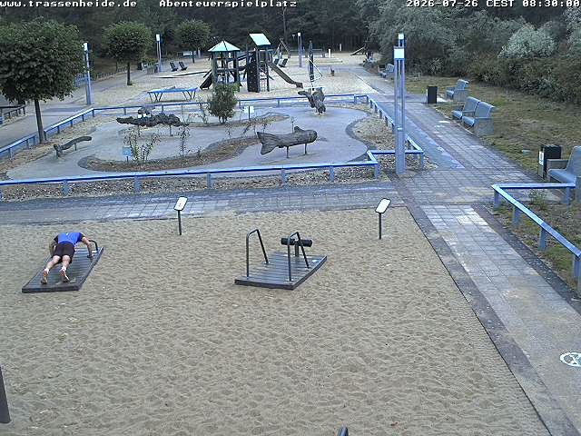 Archiv Foto Webcam Usedom: Trassenheide Spielplatz