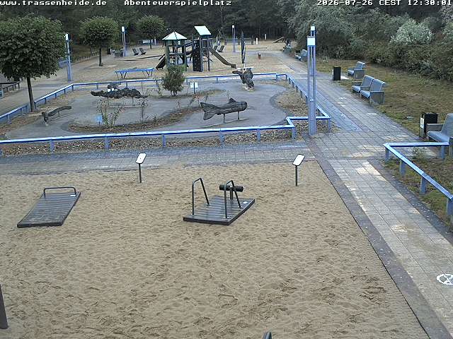 Archiv Foto Webcam Usedom: Trassenheide Spielplatz