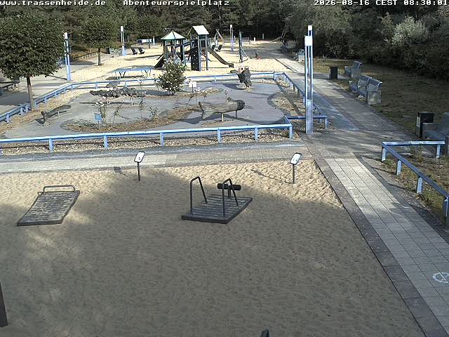 Archiv Foto Webcam Usedom: Trassenheide Spielplatz