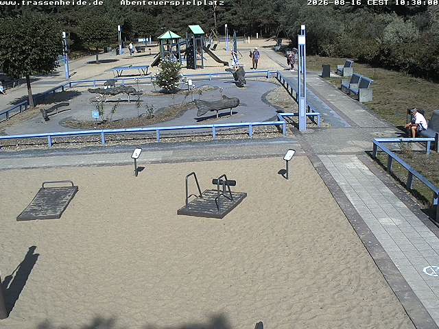 Archiv Foto Webcam Usedom: Trassenheide Spielplatz