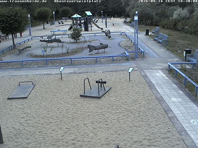 Archiv Foto Webcam Usedom: Trassenheide Spielplatz
