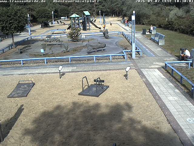Archiv Foto Webcam Usedom: Trassenheide Spielplatz