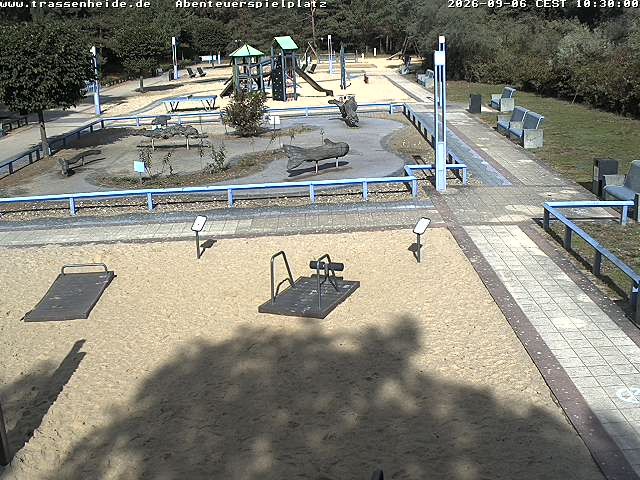 Archiv Foto Webcam Usedom: Trassenheide Spielplatz