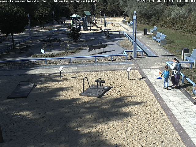 Archiv Foto Webcam Usedom: Trassenheide Spielplatz