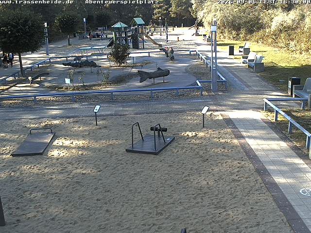 Archiv Foto Webcam Usedom: Trassenheide Spielplatz