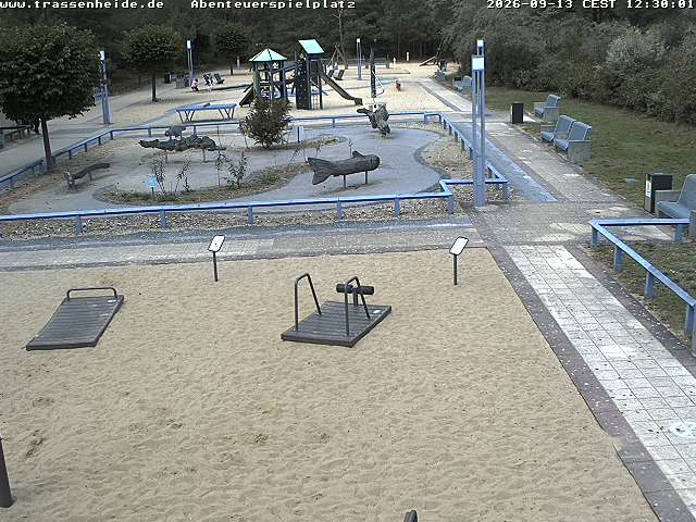 Archiv Foto Webcam Usedom: Trassenheide Spielplatz
