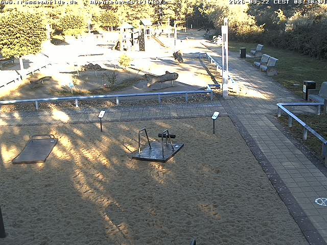 Archiv Foto Webcam Usedom: Trassenheide Spielplatz
