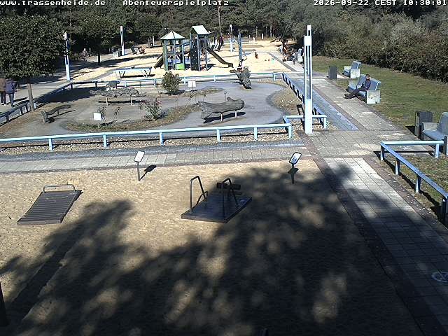 Archiv Foto Webcam Usedom: Trassenheide Spielplatz