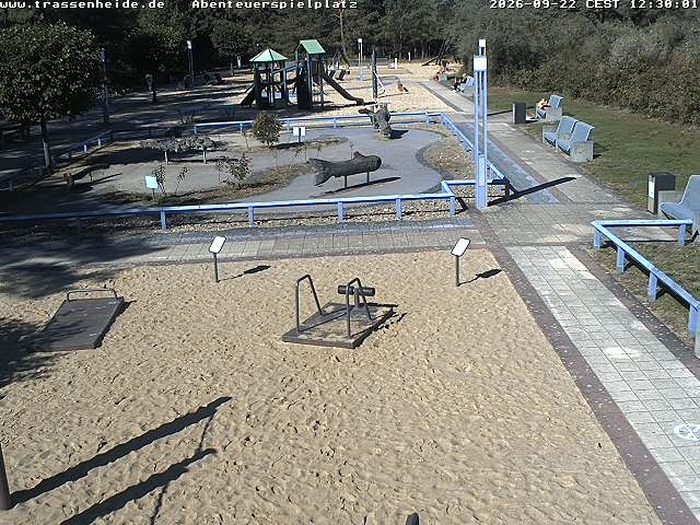 Archiv Foto Webcam Usedom: Trassenheide Spielplatz