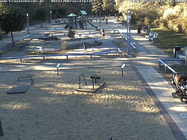 Archiv Foto Webcam Usedom: Trassenheide Spielplatz