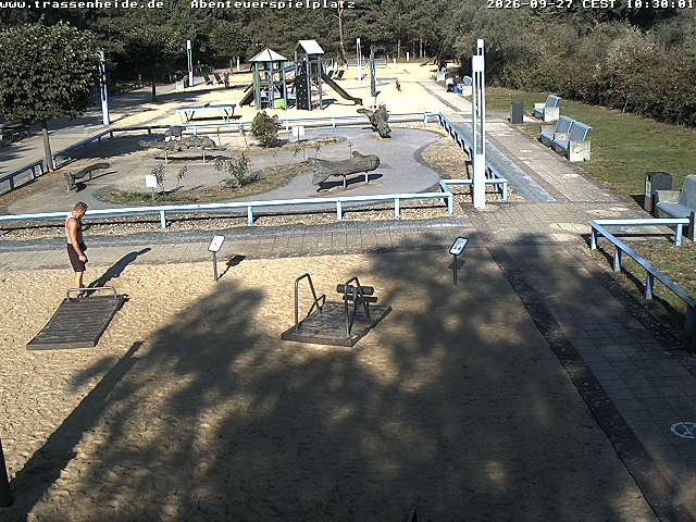 Archiv Foto Webcam Usedom: Trassenheide Spielplatz