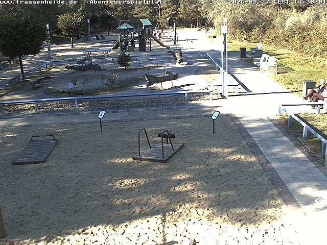 Archiv Foto Webcam Usedom: Trassenheide Spielplatz