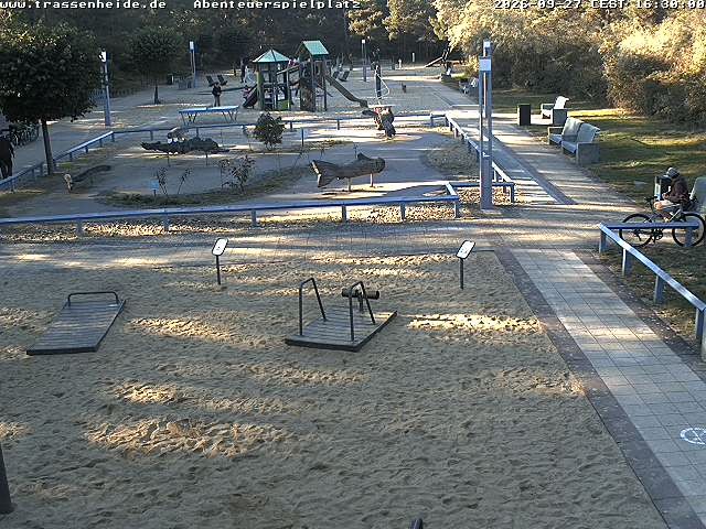 Archiv Foto Webcam Usedom: Trassenheide Spielplatz