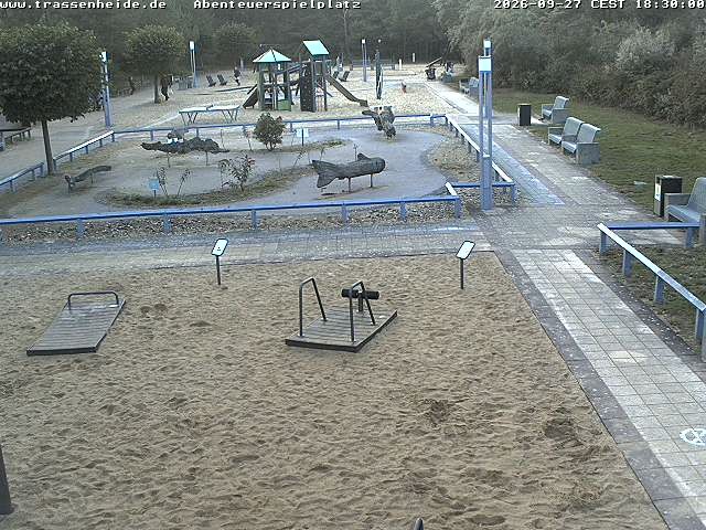 Archiv Foto Webcam Usedom: Trassenheide Spielplatz