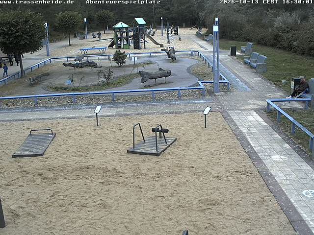 Archiv Foto Webcam Usedom: Trassenheide Spielplatz