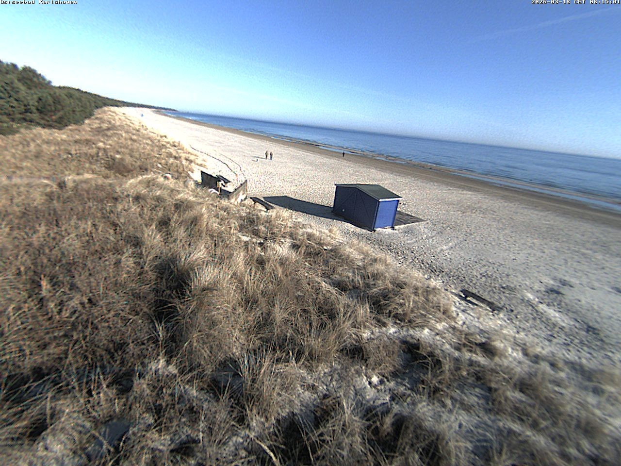 Archiv Foto Webcam Usedom: Strand Karlshagen