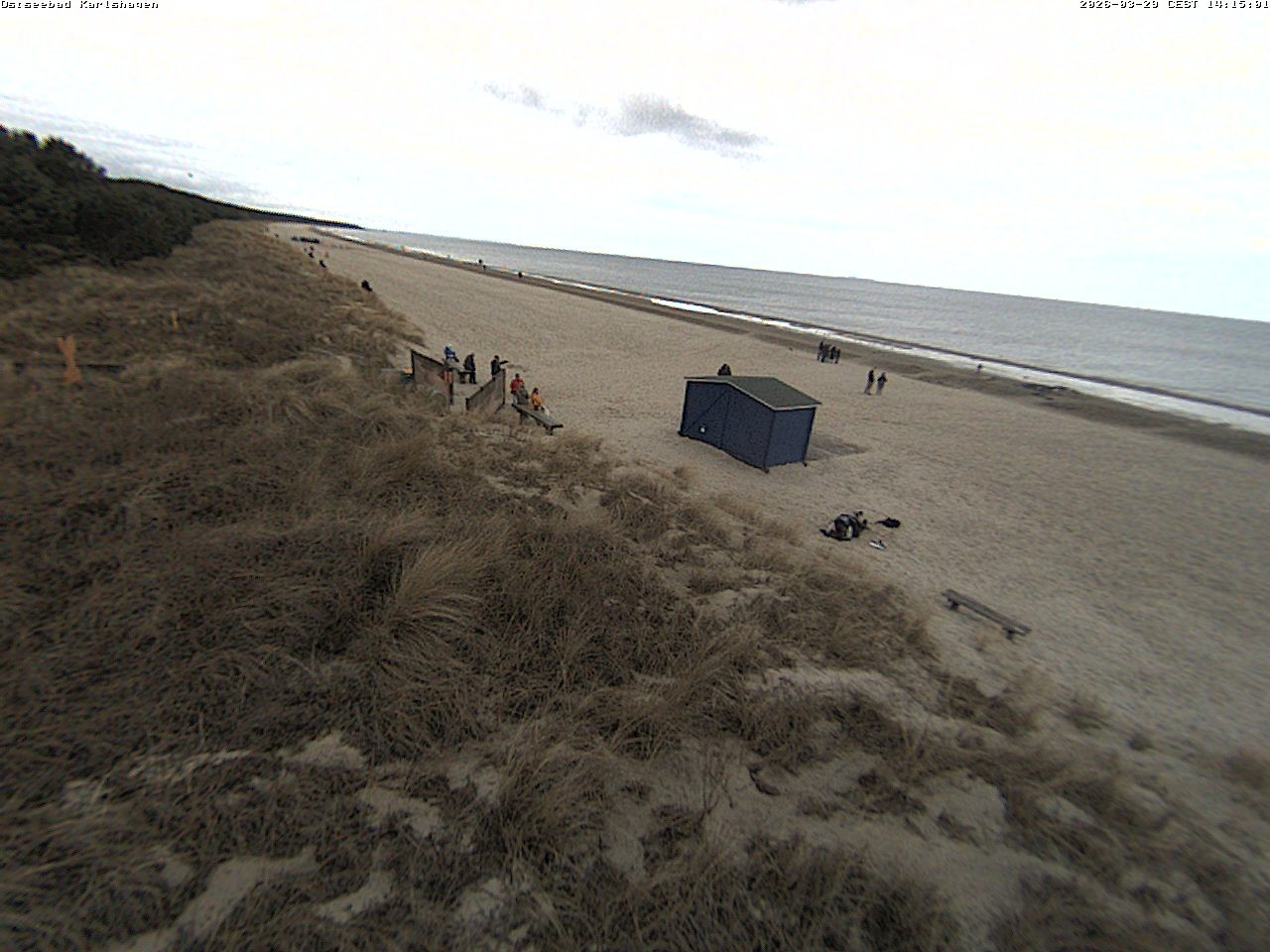 Archiv Foto Webcam Usedom: Strand Karlshagen