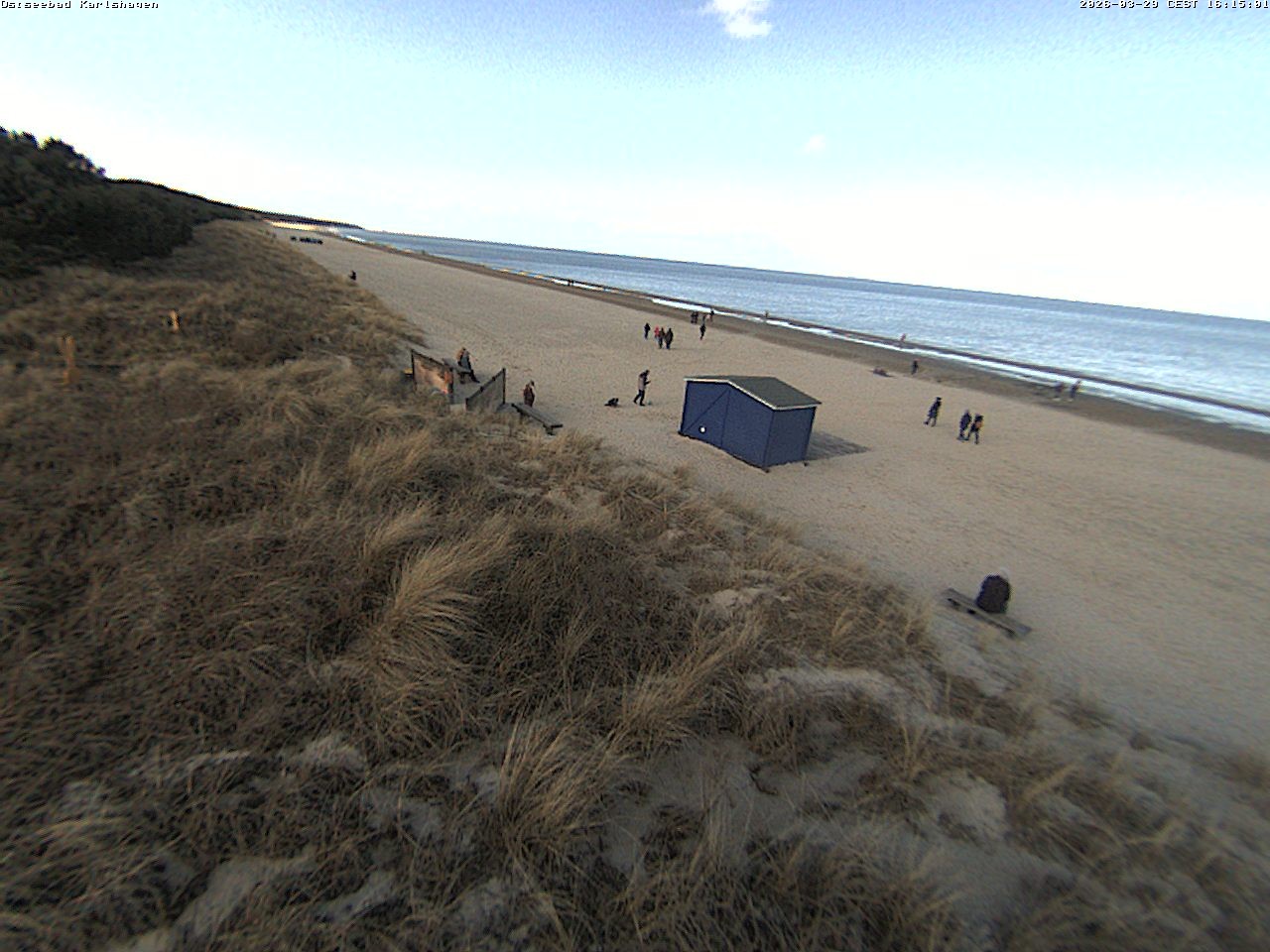 Archiv Foto Webcam Usedom: Strand Karlshagen