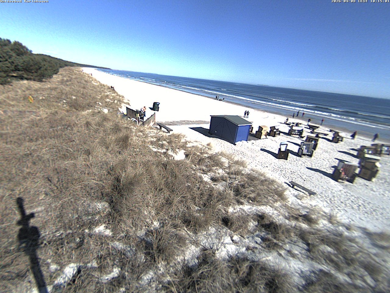 Archiv Foto Webcam Usedom: Strand Karlshagen