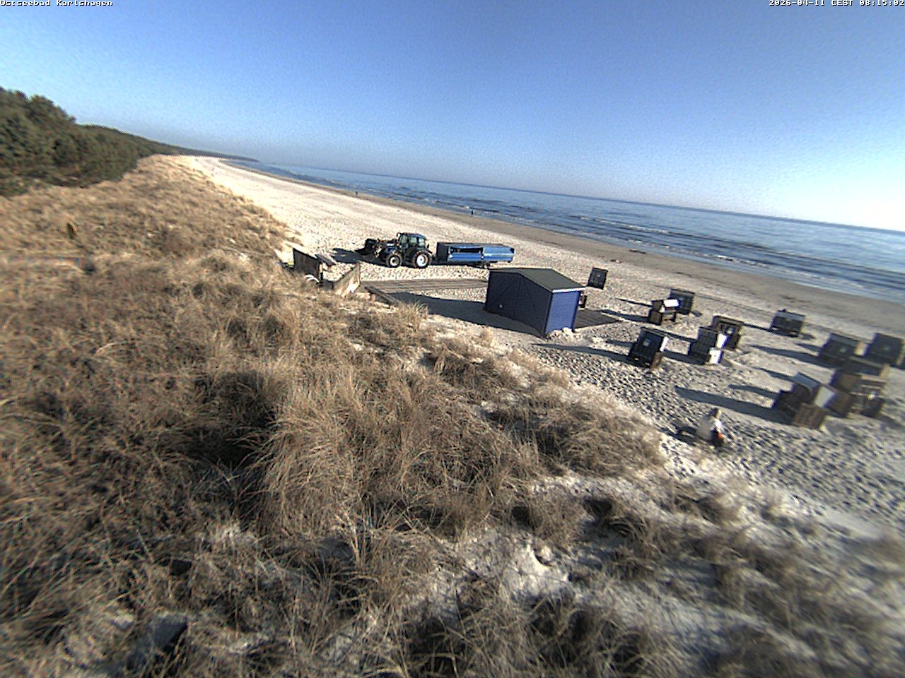 Archiv Foto Webcam Usedom: Strand Karlshagen