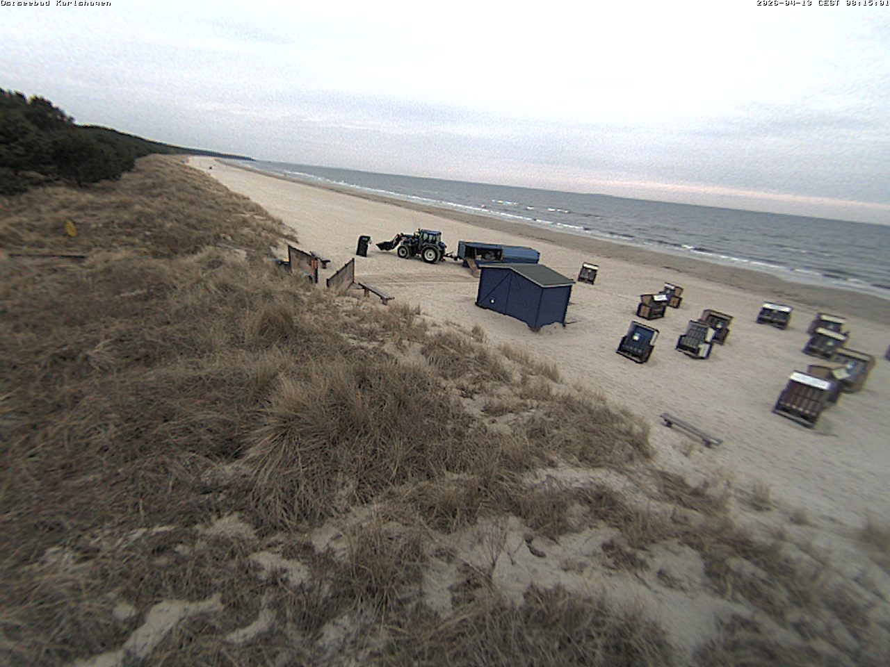Archiv Foto Webcam Usedom: Strand Karlshagen