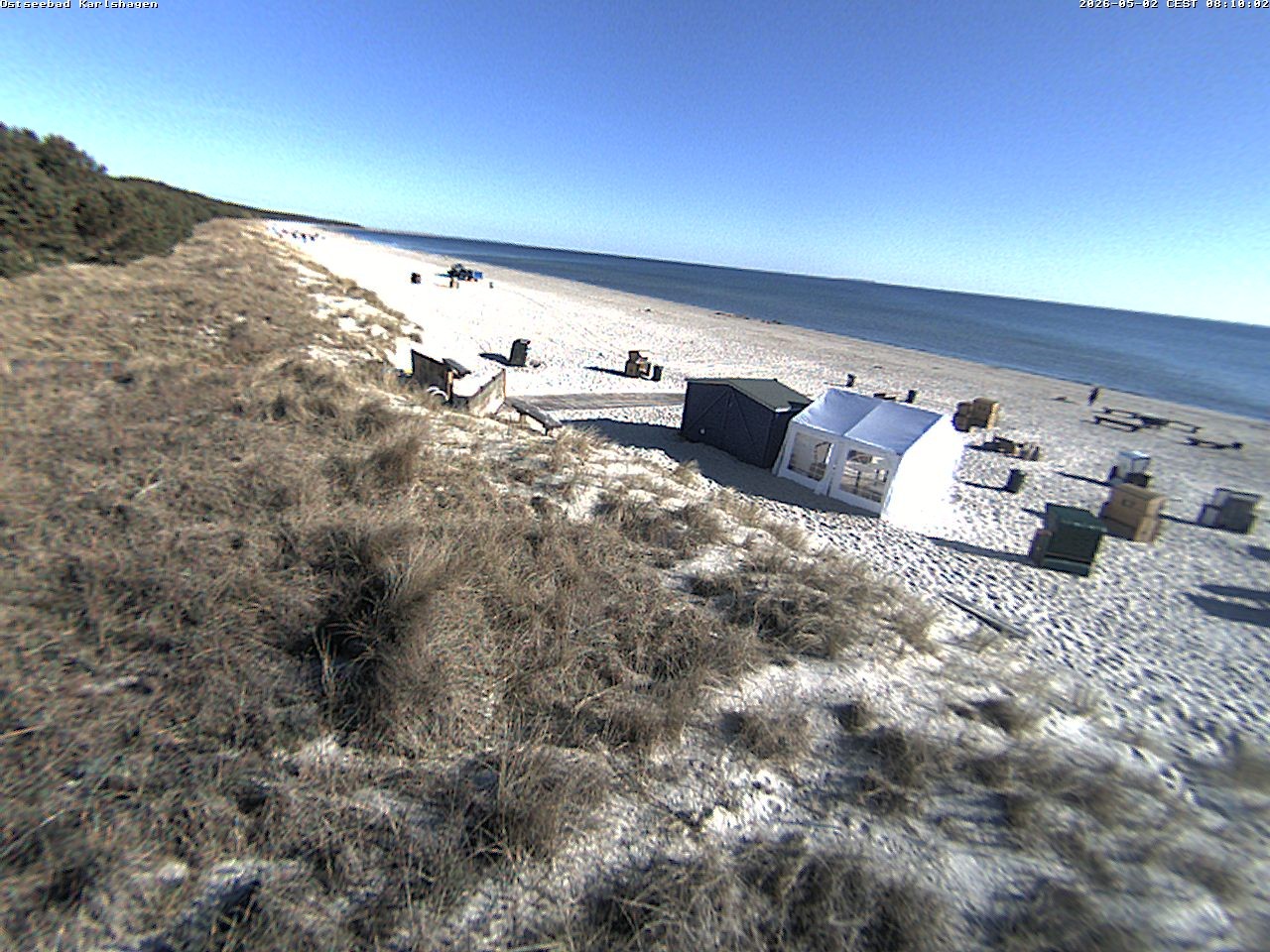 Archiv Foto Webcam Usedom: Strand Karlshagen