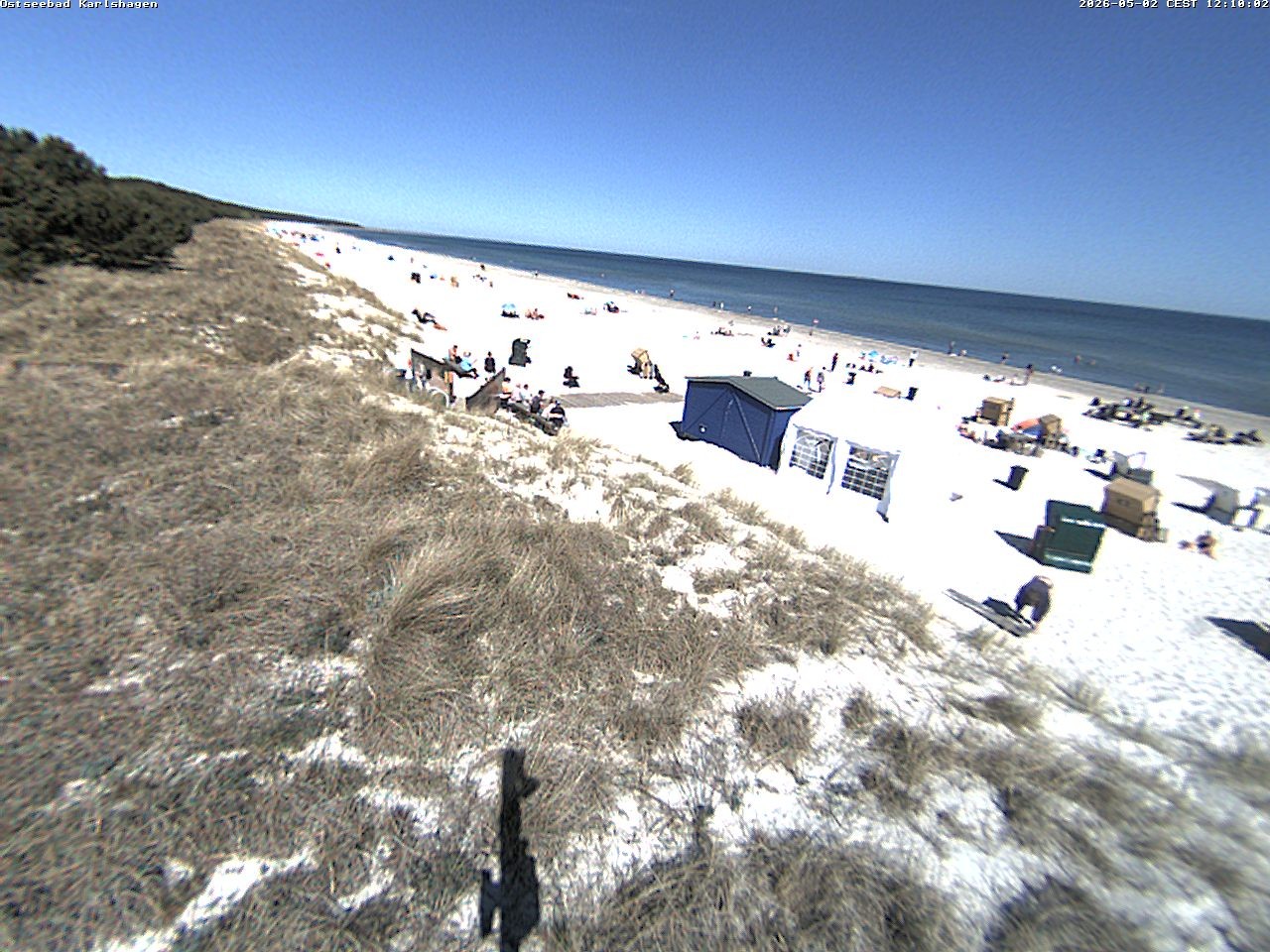 Archiv Foto Webcam Usedom: Strand Karlshagen