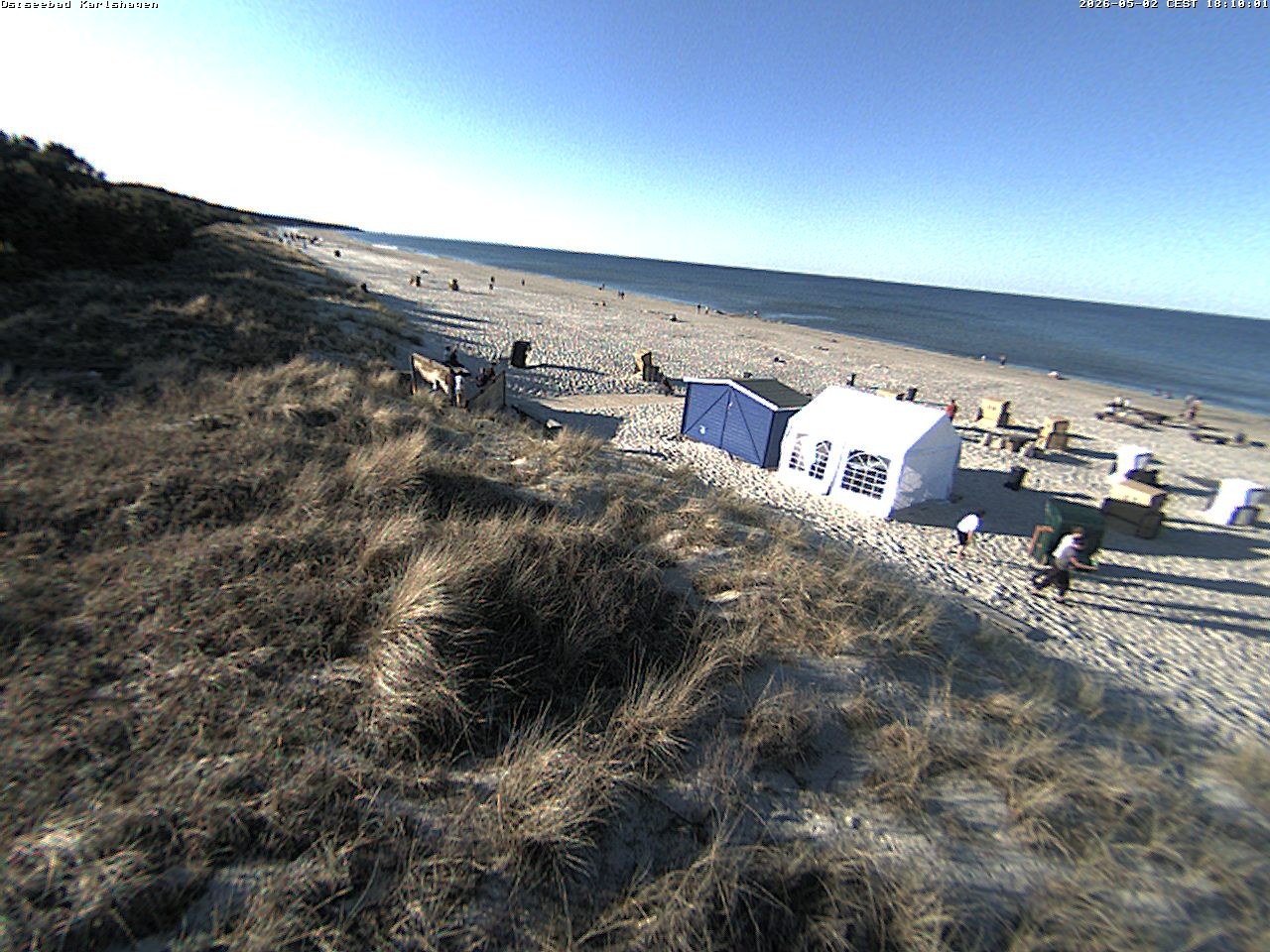 Archiv Foto Webcam Usedom: Strand Karlshagen