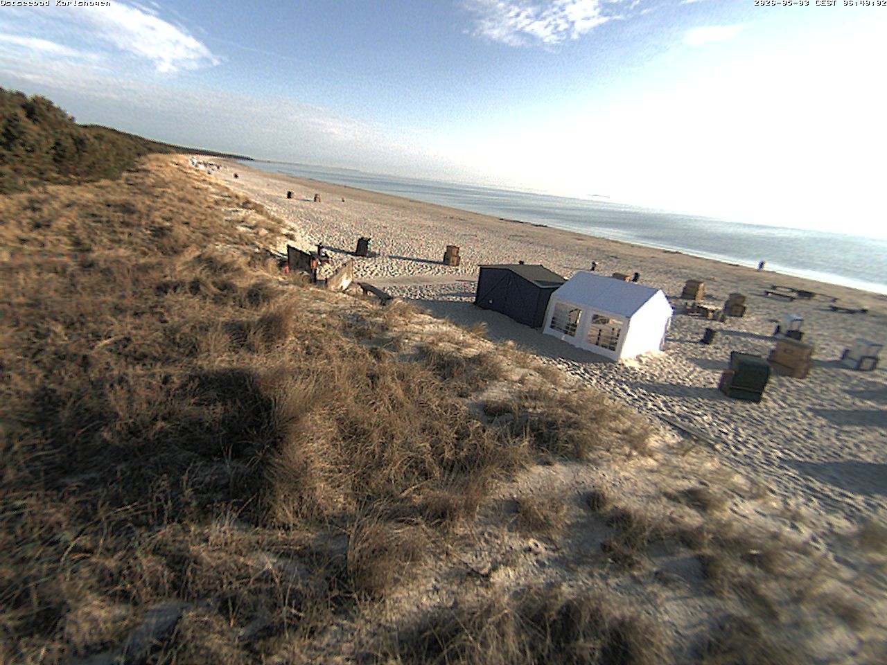 Archiv Foto Webcam Usedom: Strand Karlshagen